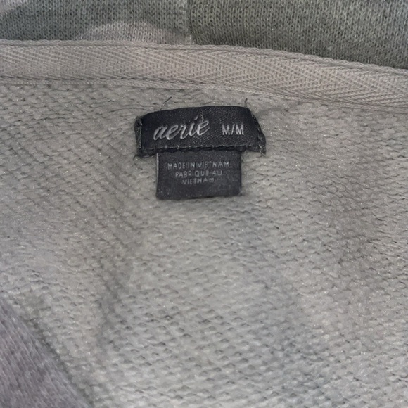 Aerie grey camo oversized hoodie | size medium - Picture 5 of 6